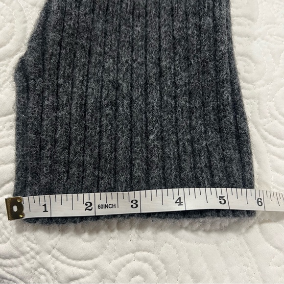 H&M Charcoal Gray Ribbed Knit Sweater Dress | SIZE XL EUC - Picture 10 of 12